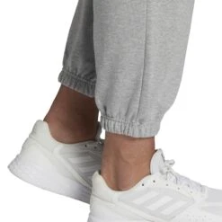 Hose Adidas Essentials Feelvivid Cotton French Terry Straight-Leg -MACRON Verkaufsgeschäft he4341 app on model detail 2 white