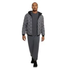 Daunenjacke Mit Kapuze Macron Athleisure FCC Zermatt -MACRON Verkaufsgeschäft macron 38030186 gris acier 8